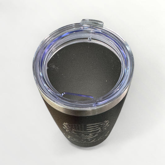 TUMBLER - KWR Patriot Skull 20oz ENGRAVED