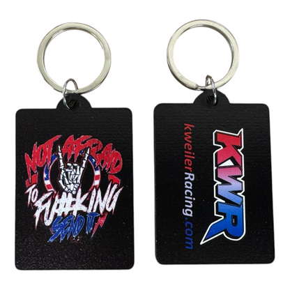 UV PRINTED WOODEN KEYCHAINS -  MULTIPLE DESIGNS AVAILABLE