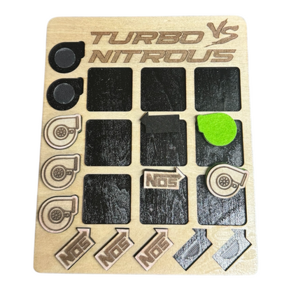 NITROUS VS TURBO TIC TAC TOE GAME -  MULTIPLE COLORS