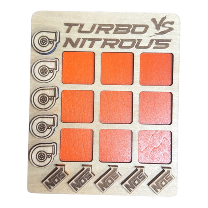 NITROUS VS TURBO TIC TAC TOE GAME -  MULTIPLE COLORS