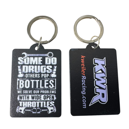 UV PRINTED WOODEN KEYCHAINS -  MULTIPLE DESIGNS AVAILABLE